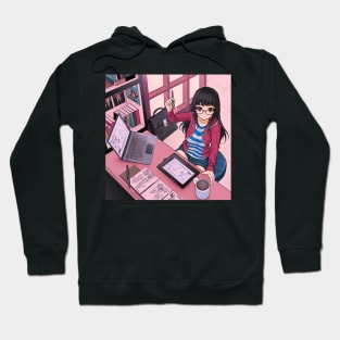 Mangaka Girl Hoodie